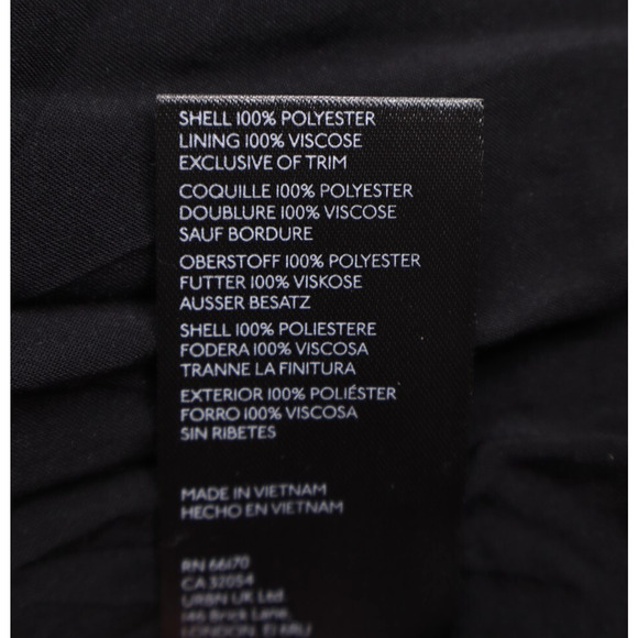 Anthropologie Women's The Cheri Ruffled Tulle Midi Skirt Black Sz XL NEW - Picture 9 of 11